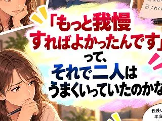 「もっと我慢すればよかったんです」って、…