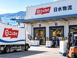 ニッスイ子会社・日水物流、全17拠点で通…
