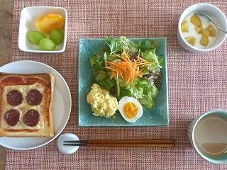 チーズサラミトースト！