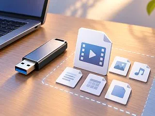 USBメモリに空きがあるのに大きなファイ…