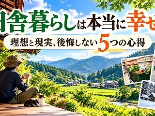 田舎暮らしは本当に幸せ？理想と現実、後悔…