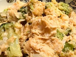 【おうちごはん記録】花野菜とチキンのコブ…
