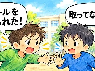 友達とのトラブルを先生に伝えるには｜事実…