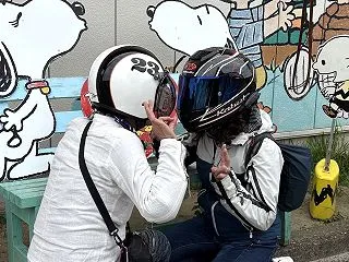 フットワーク軽い？あーちゃんと、たかちん