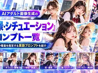 AIアダルト画像生成の「背景・シチュエー…