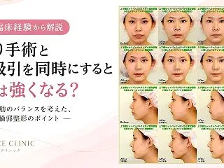 【院長解説】骨切り手術と脂肪吸引を同時に…