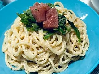 たらこスパゲッティと野菜たっぷり肉団子春…