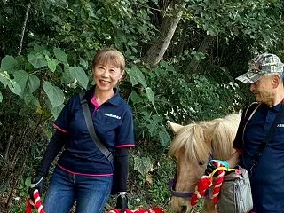 10月小雪の馬参り！