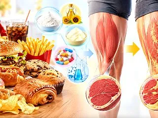 【筋肉の霜降り化】超加工食品の多摂取が太…