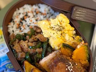 【中学生男子弁当】我が家のハロウィンパー…