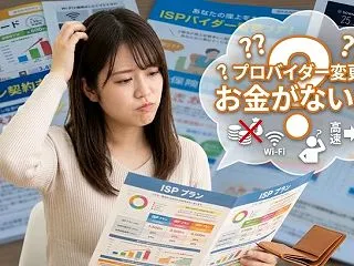 【お金がない…】30歳のプロバイダー変更…