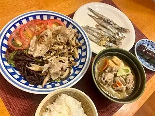 10/20 きのこと豚肉の柚子こしょう蒸…