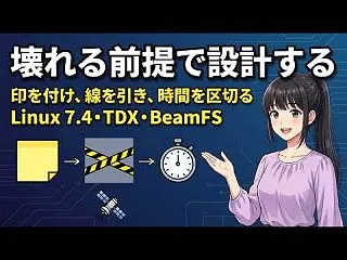 Linux 7.4 に向けた「Y」の付箋…