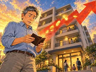 借入金利が1％以上上がりました。家賃収入…