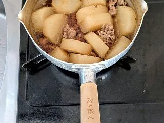 この時期の大根は火が通りにくい、、