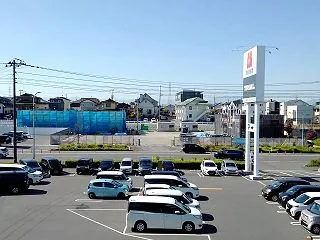 国道288号線沿い商業施設 建設最新画像