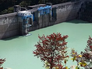 龍神湖展望広場から