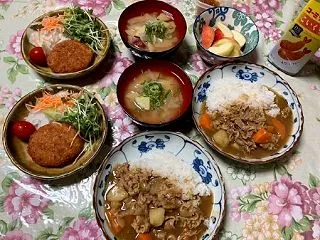 お父さんが大好きなカレーライスと得意では…