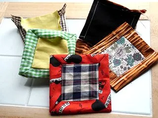 切り替えデザインのコースター額縁版試作