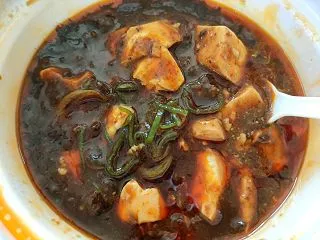 松屋_「黒麻婆豆腐定食」 のテイクアウト…