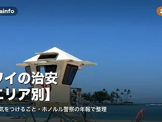 ハワイの治安【エリア別】子連れが気をつけ…