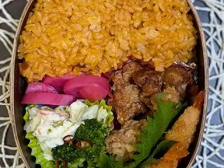 しっとりポテチ入り～夫のお弁当740