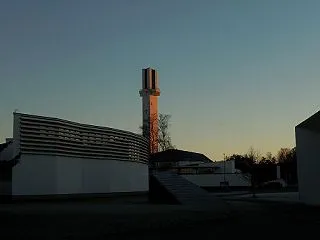 朝焼けのアールトセンター