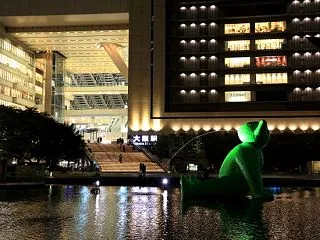 大阪駅前の夜景