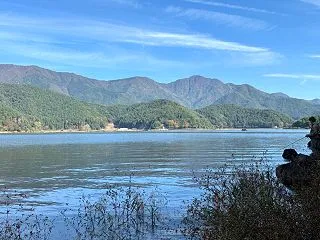 河口湖でピーピー