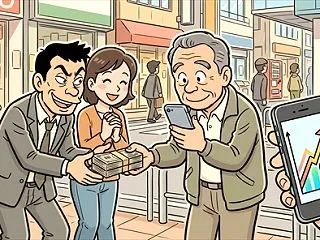 スマホに動画広告「株価が5倍に増える」→…