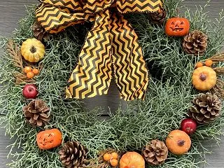 少しだけお庭をハロウィン仕様に