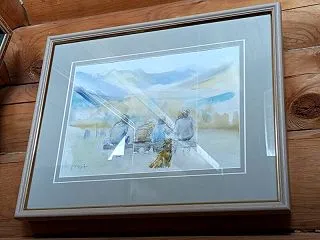 展示用絵画 NO13. (ひねもす丘の …