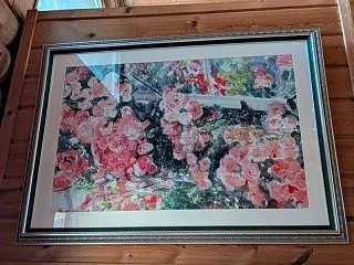 展示用絵画 NO12. (阿蘇の薔薇園に…