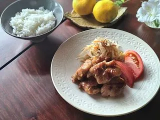 私のお気に入り料理。醤油麹の照り焼きチキ…