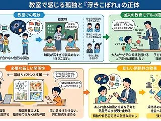 同年代と話が合わない…「浮きこぼれ」の子…