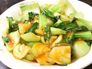 子供が大好き♪チンゲン菜のケチャップ炒め