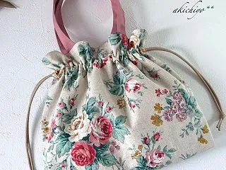 麗しの薔薇柄バッグ✧⁎⁺˳✧༚