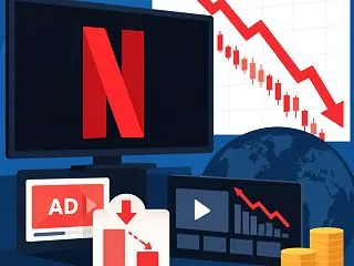 ネットフリックス株が決算後に急落！広告収…