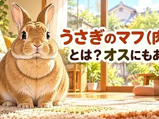 うさぎのマフ（肉垂）とは？オスにもある？…