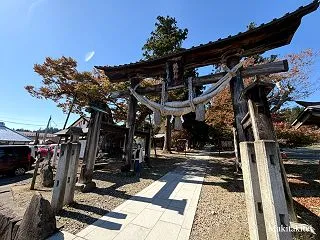 熊野神社と銀杏の木