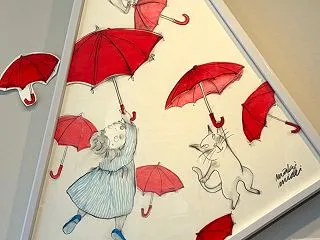 まきみちイラスト展「今日もごきげん」終了…