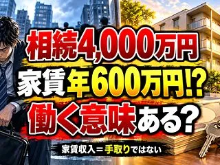 【衝撃】相続4000万円を頭金に8000…