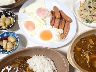 カレーライスでおうちごはん♪