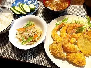 好物で釣る！＆ご褒美の夕食