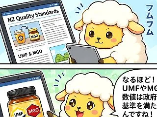 本物のマヌカハニー選び（UMFとMGO）…