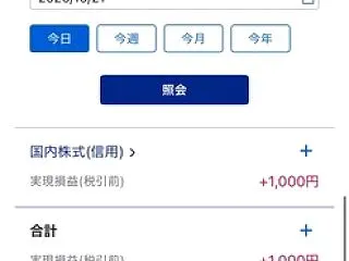 10月21日 デイトレ結果 +1000 …