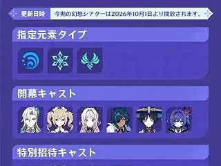 【原神】先月始めたばかりだけどシアターの…