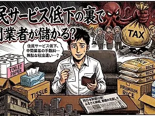 住民サービス低下の裏で中間業者が儲かる？…
