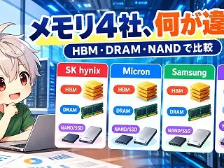 Micron・SK hynix・Sams…