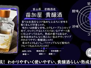 【水曜日の甘口一杯】苗加屋 貴醸酒【FU…